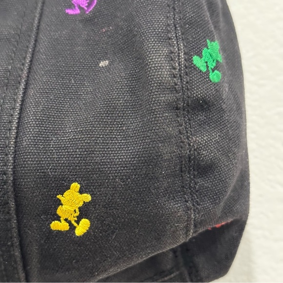 Disneyland Resort Duffle Purse Mickey Mouse Embroidered Colorful Multi Color - Picture 12 of 12